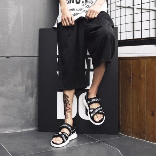 Summer Beach Slippers Spring Summer Breathable Canvas Shoes Outdoor Anti Slip Casual For Men Mens Sandals Beach