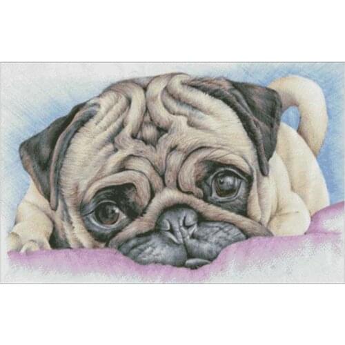 Cute shar pei patterns counted 11CT 14CT 18CT Cross Stitch Set DIY Chinese Cross-stitch Kits Embroidery Needlework Home Decor