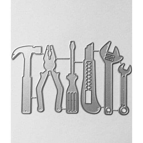 Cutlery Set Metal Cutting Dies Stencil DIY Scrapbooking Album Stamp Paper Card Embossing Craft Decor