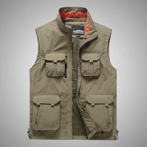 Spring and autumn new style vest male soil outdoor leisure young and middle-aged photography fishing vest vest vest jacket