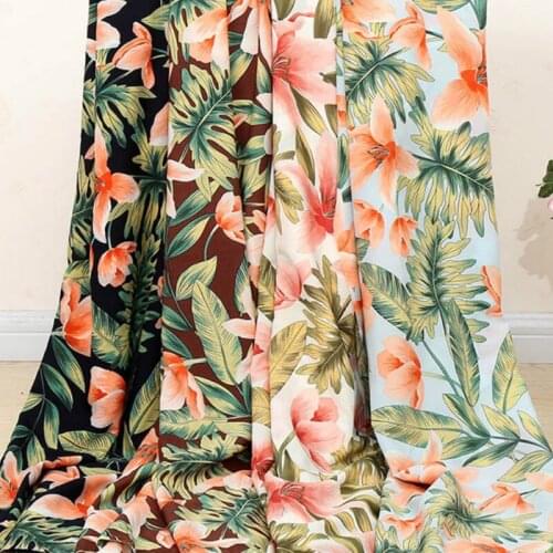 New Crepe Fabric Fashion Lining Dress Chiffon Stretchy Fabric Polyester Material