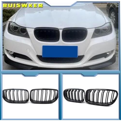 Matte Black Front Sport Kidney Grille Grill For BMW E90 E91 LCT 3-Serise Sedan 2009 2010 2011 2012 2013 Car Racing Grills