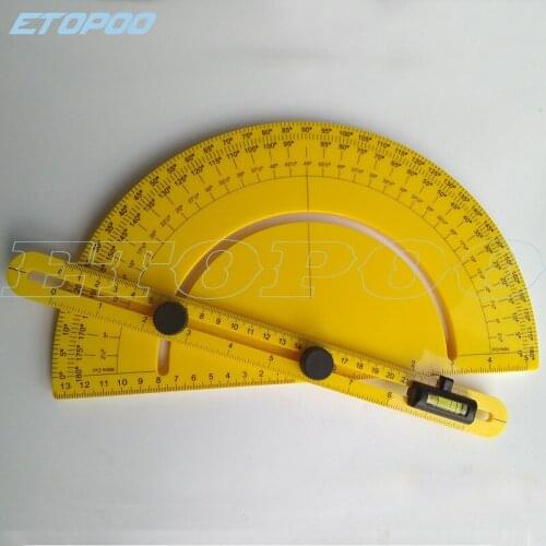 Plastic Universal Combination Square Angle Ruler Woodworking Protractor Square Gauge Angle Transfer Measuring Tool