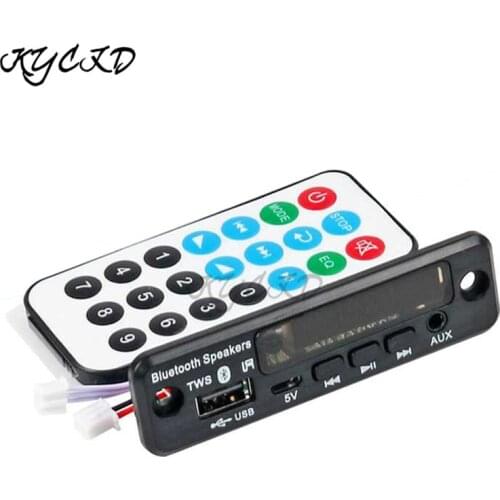 MP3 APE Decoder Board Bluetooth 5.0 Wireless Music Car MP3 Player Support FM Radio USB AUX Screen Display With Remote Control