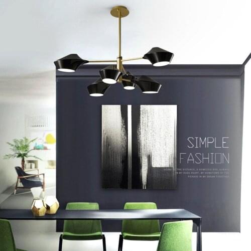 Modern Designer Rotatable Dinner Led Chandelier Creative Brief Case Bedroom Living Room Hotel Decroration Light Fixtures