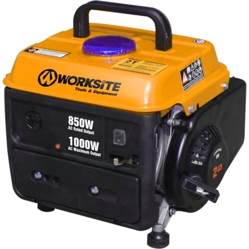 Worksite 3000RPM Portable Generator Gasoline 1000W