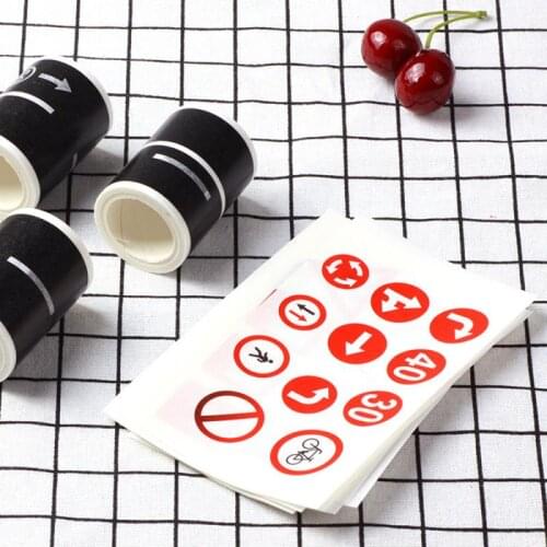 Removable Track Road Kids Traffic Car Toy Children Toys House Decoration Floor Sticker Creative DIY Highway Paper Tape Sticker