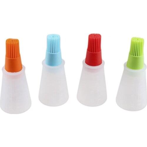 Oil Bottle Brush Multi-use Heat-resistant Silicone Kitchen Oil Bottle Brush for Home Oil Bottle Brush