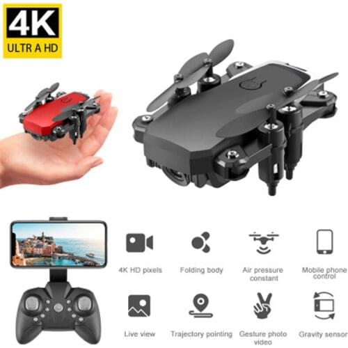 LF606 Mini Foldable Drone four-axis 4K HD Camera Aerial photography Aircraft One-Key Return/phone control birth gifts for kids