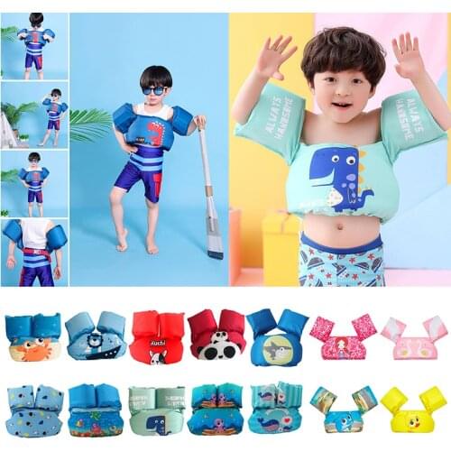 1pcs Childrens Life Jacket Swim Swimming Toddler Float Ring Pool Infant Kid Life Jacket Vest Buoyancy For Swim Accessories