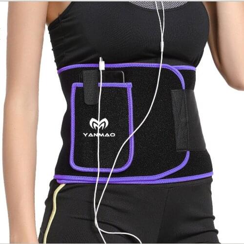 Ms Sports Burst Sweat Belt Fitness Tummy Waist Running Portable Pocket Bandages Shaping Body Tummy Sweat-absorbing Breathable