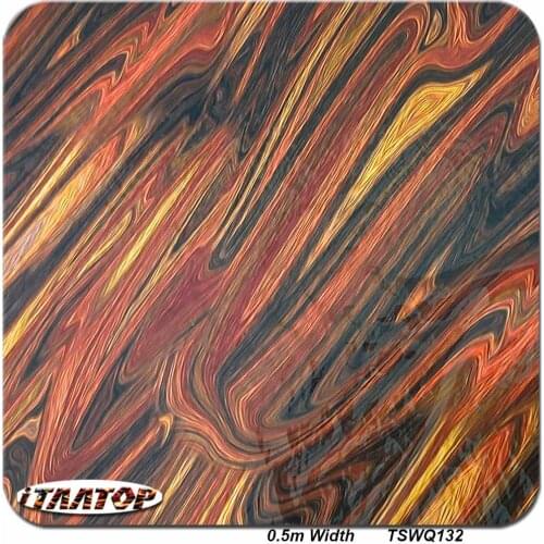ITAATOP 0.5M * 2/10/20M Wood grain ink Design Water Transfer Printing Film hydrocoating