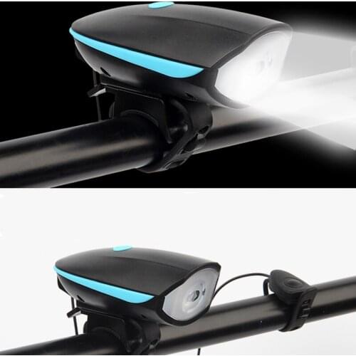 USB Front Light Electric Bell for Xiaomi Mijia M365 Scooter Warning Horn Safety Loud Sound Alarm for Qicycle EF1 Electric Bike