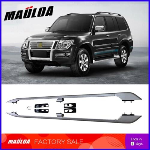 High quality Aluminium alloy screw install side rail bar roof rack for PAJERO V73 V97 1997-2017