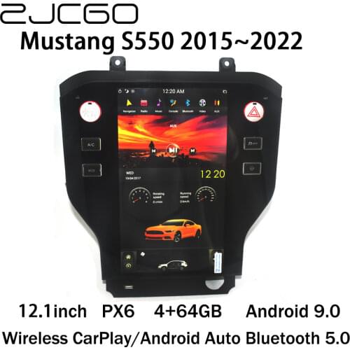 Car Multimedia Player Stereo GPS DVD Radio Navigation NAVI Android Screen Monitor for Ford Mustang S550 2015 2016 2017 2018 2019