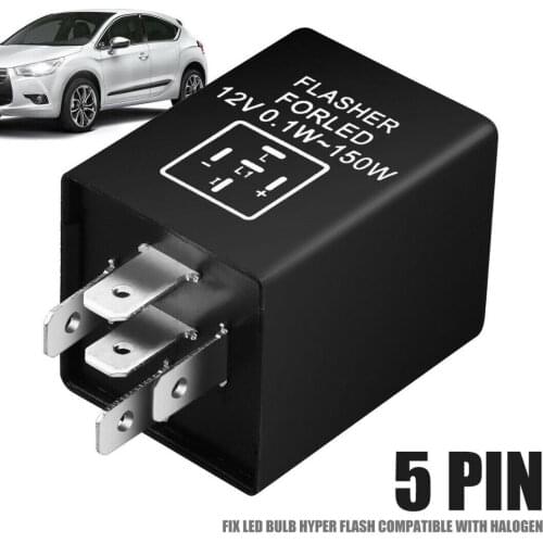 12V Flasher Relay Chrysler Double Flashing EP27 Five-legged Car Steering