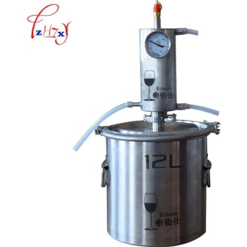 12L distiller pot/boilers Moonshine Distiller Vol Liqour Maker Brandy Whiskey Vodka Machine Fermentation Tank