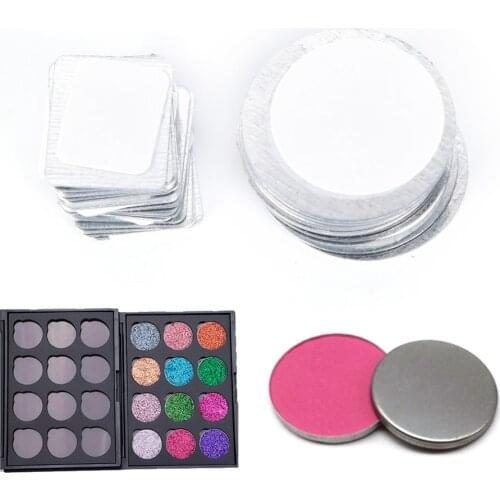 20pcs/lot Round/Square Metal Stickers For Eyeshadow To Hold Your Eye Shadow On Our Eyeshadow Palette