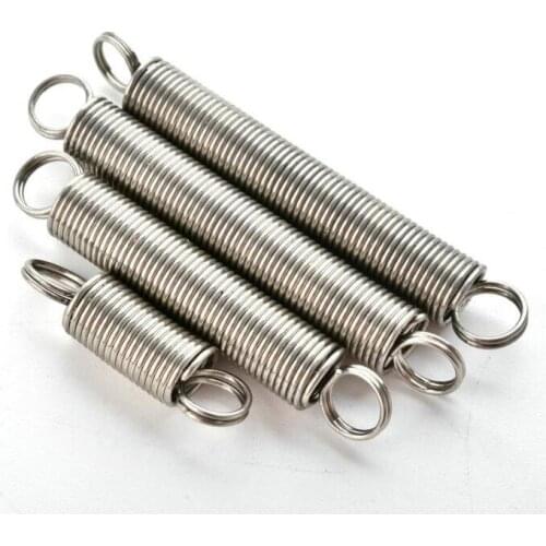 3pcs 0.3mm wire diametetr 3mm outside diameter stainless steel small tension spring linear 10mm-50mm length