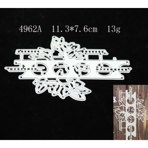 2021 Flower Metal Cutting Dies DIY Scrapbooking Paper Photo Album Crafts Knife Mould Cards Embossing Mold Stencils for Decor