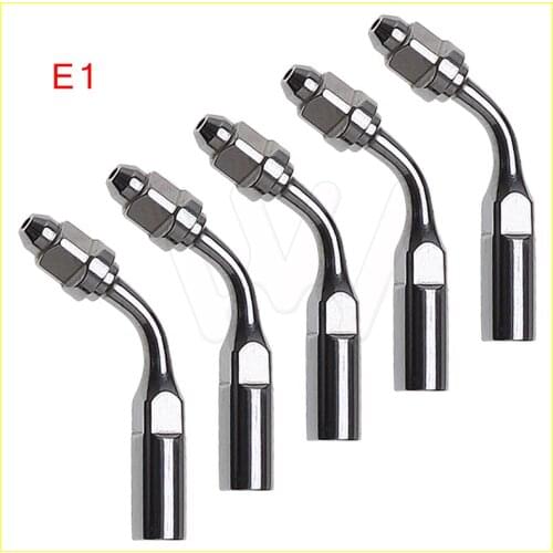 5pcs E1 Original woodpecker 120 Angle Endodontics Tip Files Holder E1 For Woodpecker EMS Dental Scaler Handpiece Original