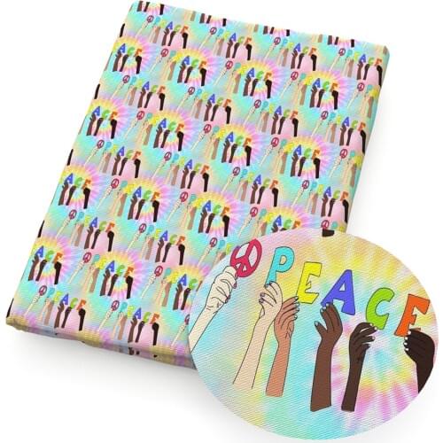 David accessories 50*145cm Flower Aniaml 4 Ways Stretch Double Brushed Poly knit Fabric For Sewing DIY Clothes Quilting,c12071