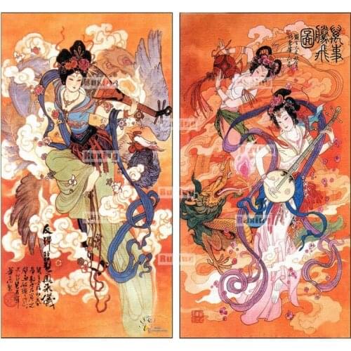 5d Diy Diamond Painting Classical Chinese style Diamond Embroidery Cross Stitch Wall Stick Diamond Mosaic Home Decor Needlework