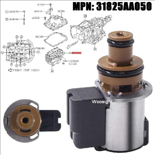 Wooeight 31825AA050 31825AA051 31825AA052 31706AA030 Car Torque Converter Solenoid Fit For Subaru Lineartronic CVT TR580 TR690