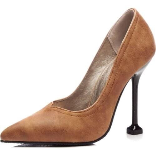 Big Size Pointy personality shoes ladies high heels women shoes woman pumps