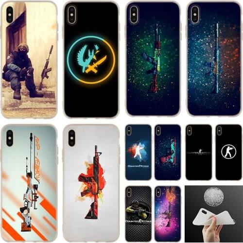 Case cs go counter strike global offensive cs go Soft Case Cover For iPhone 12 11 Pro 7 8 Plus XR XS Max 5 5S SE 6 6s Mini