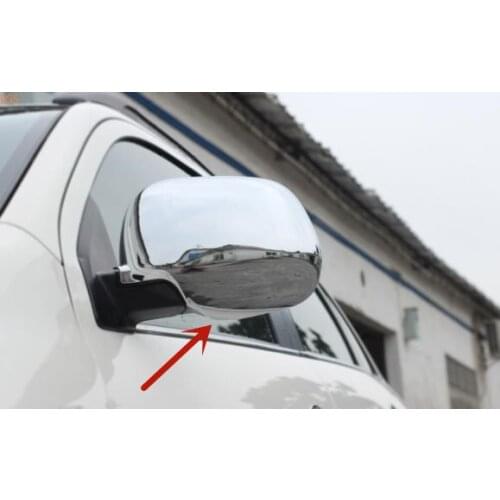 For Mitsubishi ASX 2011-2016 High-quality ABS Chrome Rearview mirror cover Anti-Rub protection Decoration Car styling