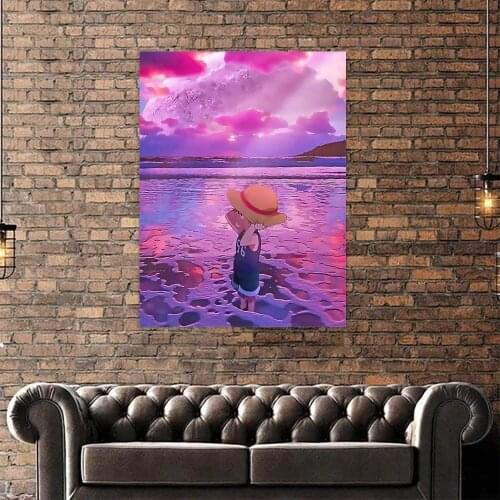 Home Decoration Wall Art Scenery Canvas Anime Cartoon Paintings Pictures Hd Prints Modern Poster Bedroom Modular No Framework