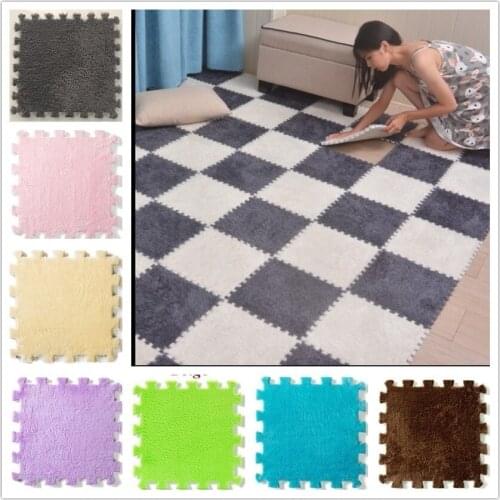 EVA Carpet Living Room Bedroom Children Kids Baby Soft Floor Area Rug Magic Patchwork Jigsaw Splice Heads Climbing Baby Play Mat