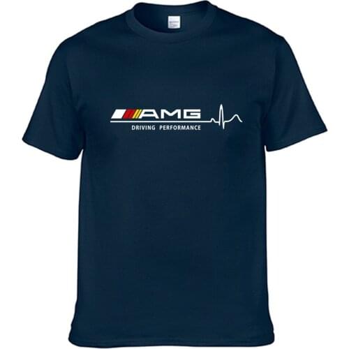 AMG Driving Performance Colorful Logo Men Women Summer 100% Cotton Black Tees Male Newest Top Popular Normal Tee Shirts Unisex