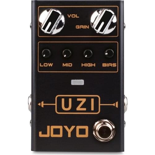 Joyo R-03 Uzi Distortion Electric Pedals Processor Distortion Footswitch for Heavy Metal Music True Bypass Guitar Parts