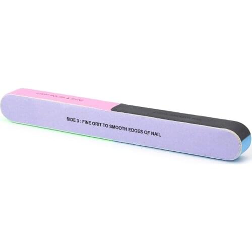 Lots Profession Manicure Six Sides Tools Article Nail File Calleidic Finger Nail