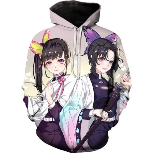 Demon Slayer Kimetsu No Yaiba Men/women Hoodies Anime Unisex Harajuku Aesthetic 90s Sweatshirt Ulzzang Graphic Casual Male Hood