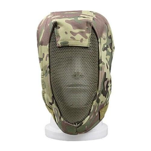 V3 Fencing Half Face Steel Wire Mesh face shield Tactical Airsoft protection Face shield