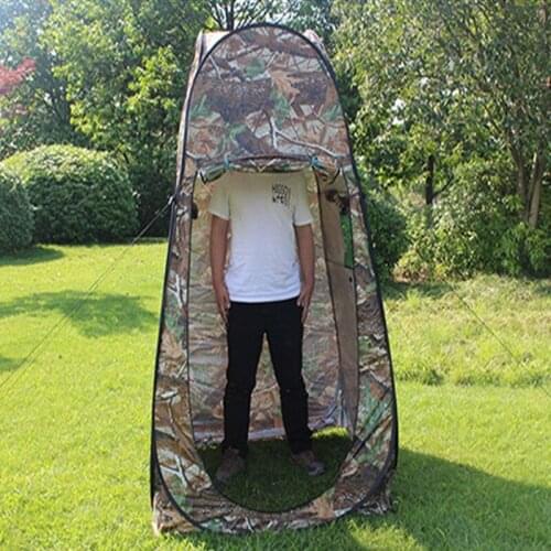 Portable Privacy Shower Toilet Camping Pop Up Camouflage Function Outdoor Picnic Bathing Dressing Tent Photography Tents