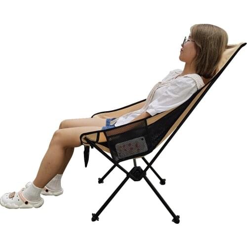 Portable Fishing Chair With Pillow Folding Chair Travel Chair Fishing Hiking Strong High Load Beach Oxford Cloth Fishing Chair