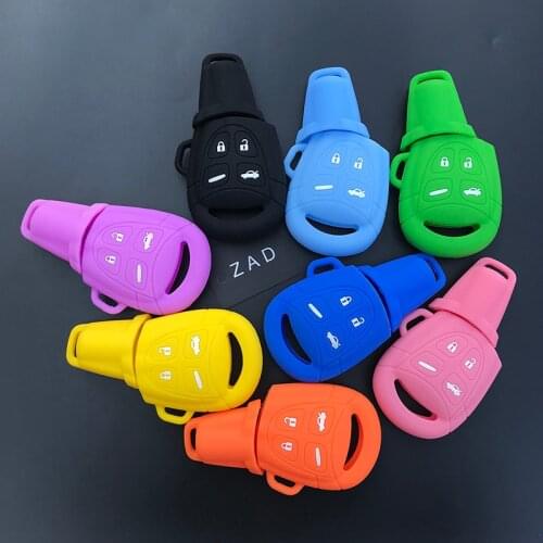 ZAD Silicone key cover Case skin set protected For SAAB 9-3 9-5 93 95 Key Shell Fob car key shell cover auto parts car styling