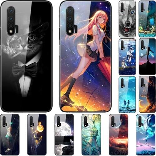 Glass Case For Huawei Nova6 5G tempered glass case phone case phone shell for huawei nova6 5g