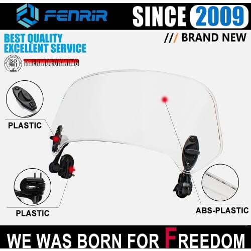 Motorcycle Windscreens Wind Deflector Windshield for Yamaha Honda Suzuki BMW KAWASAKI Hyosung DUCATI Aprilia Benelli Harley KTM