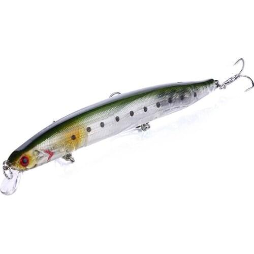 1PCS Sinking Trolling Minnow Bait Fishing Lure Wobbler Swim Fish Baits135mm Artificial Lure Jig Pesca Hard Lure Fishing tackle