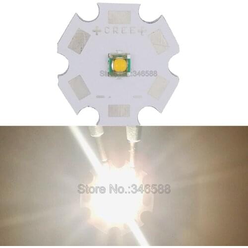 10pcs Cree Single-die XPG XP-G Warm White 3000-3200K 5W High Power LED Emitter Diode on 8mm /12mm / 14mm / 16mm / 20mm PCB