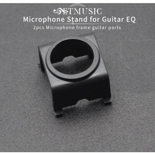 2pcs Microphone Stand for Guitar Equalizer Fishman Presys Blend Microphone Frame Guitar Parts Black