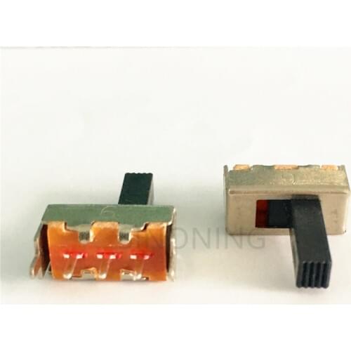 5 pcs 12mm slide switch toggle switch 3 feet 2 files with fixed feet