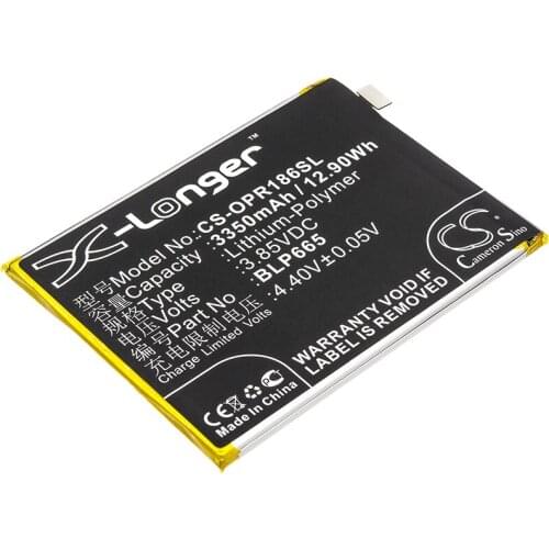 CS 3350mAh / 12.90Wh battery for OPPO CPH1859, CPH1861, F7 Youth, Realme 1 BLP665