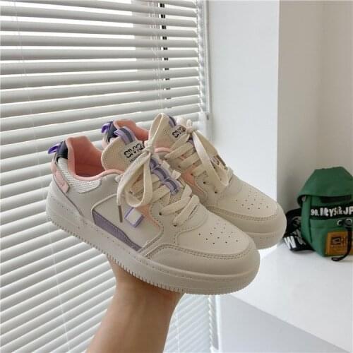 White Shoes Womens Shoes 2021 Spring New Student Running Korean Casual Shoes Ins Street Shooting Sports Board Shoes Fashion