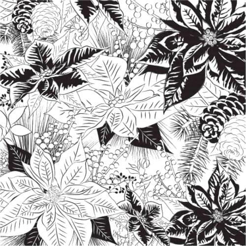 Flower Clear Stamp Or stamp for DIY Scrapbooking/Card Making/Kids Fun Decoration Supplies A074